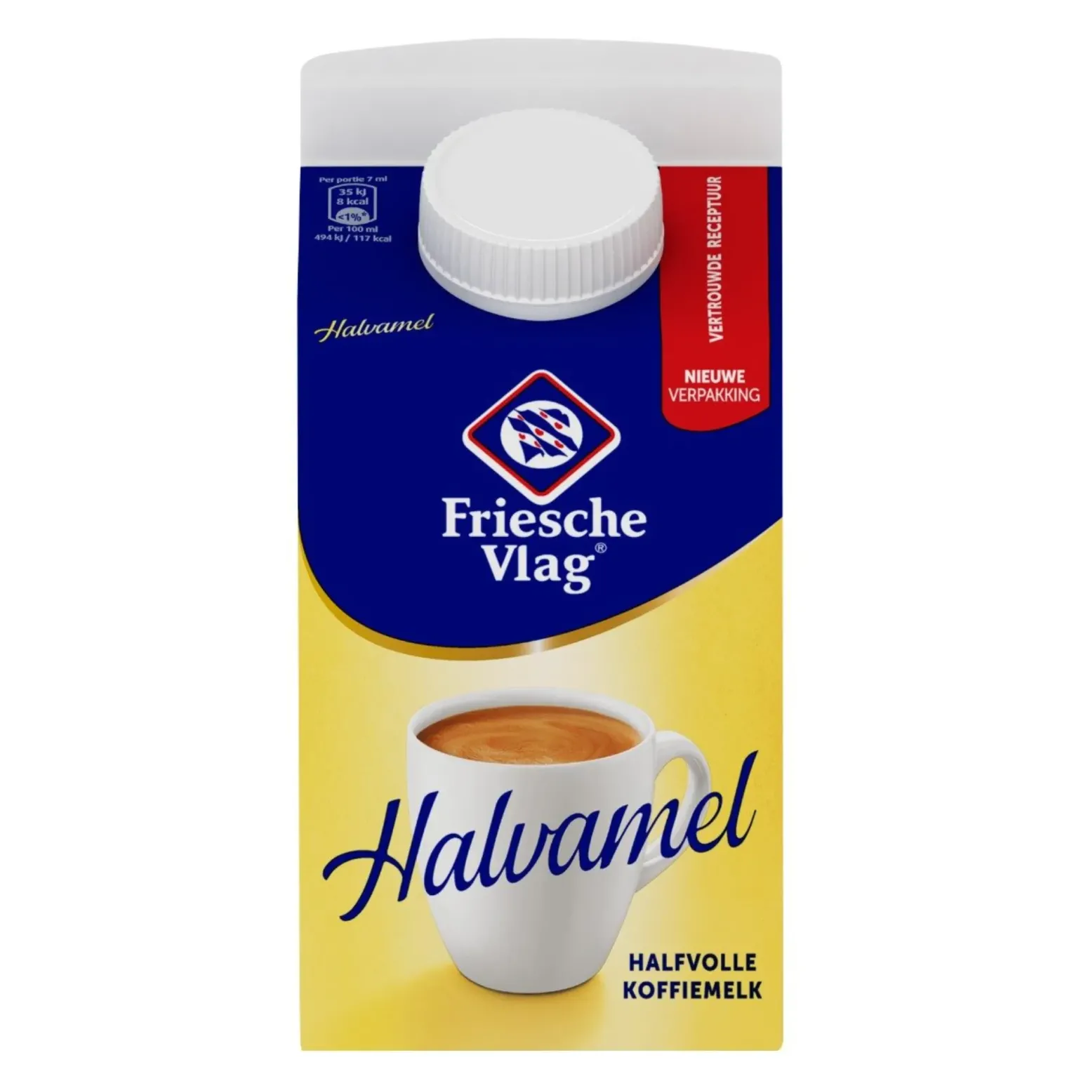 Friesche Vlag Halvamel Pak (18x 455ml)