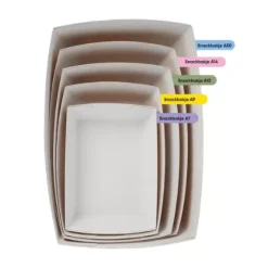 Frietbakje A14 Kraft/Wit BIO (400 stuks)