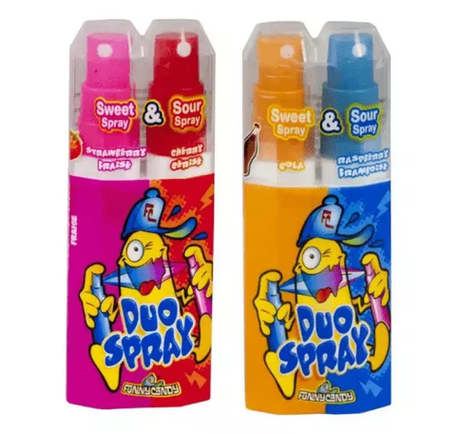 Funny Duo Sprays Sour & Sweet (16 stuks)
