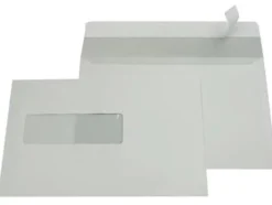 Gallery enveloppen ft 156 x 220 mm, venster links (500 stuks)