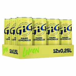 GiG Hard Lemonade Lemon blik (12x 25cl)