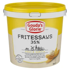 Gouda’s Glorie Fritessaus Geel 35% (10 liter)