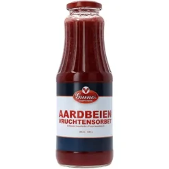 Gruno Vruchtensorbet Aardbei (1 liter)
