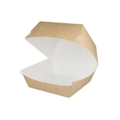 Hamburgerbak Groot Kraft/Wit (400 stuks)