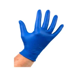 Handschoen latex blauw ongepoederd XL (100 stuks)