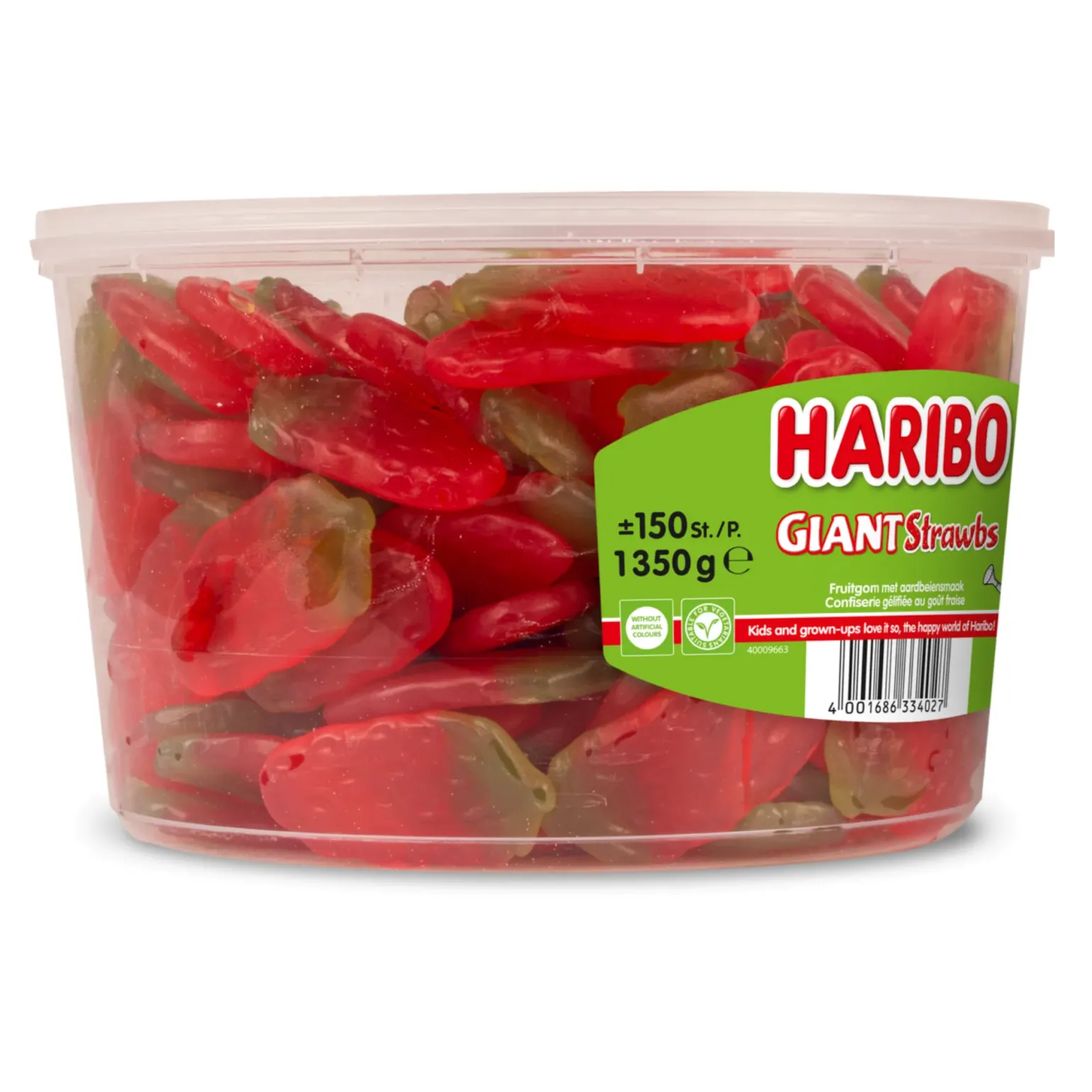 Haribo Aardbeien (150 stuks)