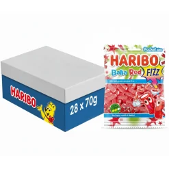 Haribo Balla Red FIZZ Zakje (28x70gr)
