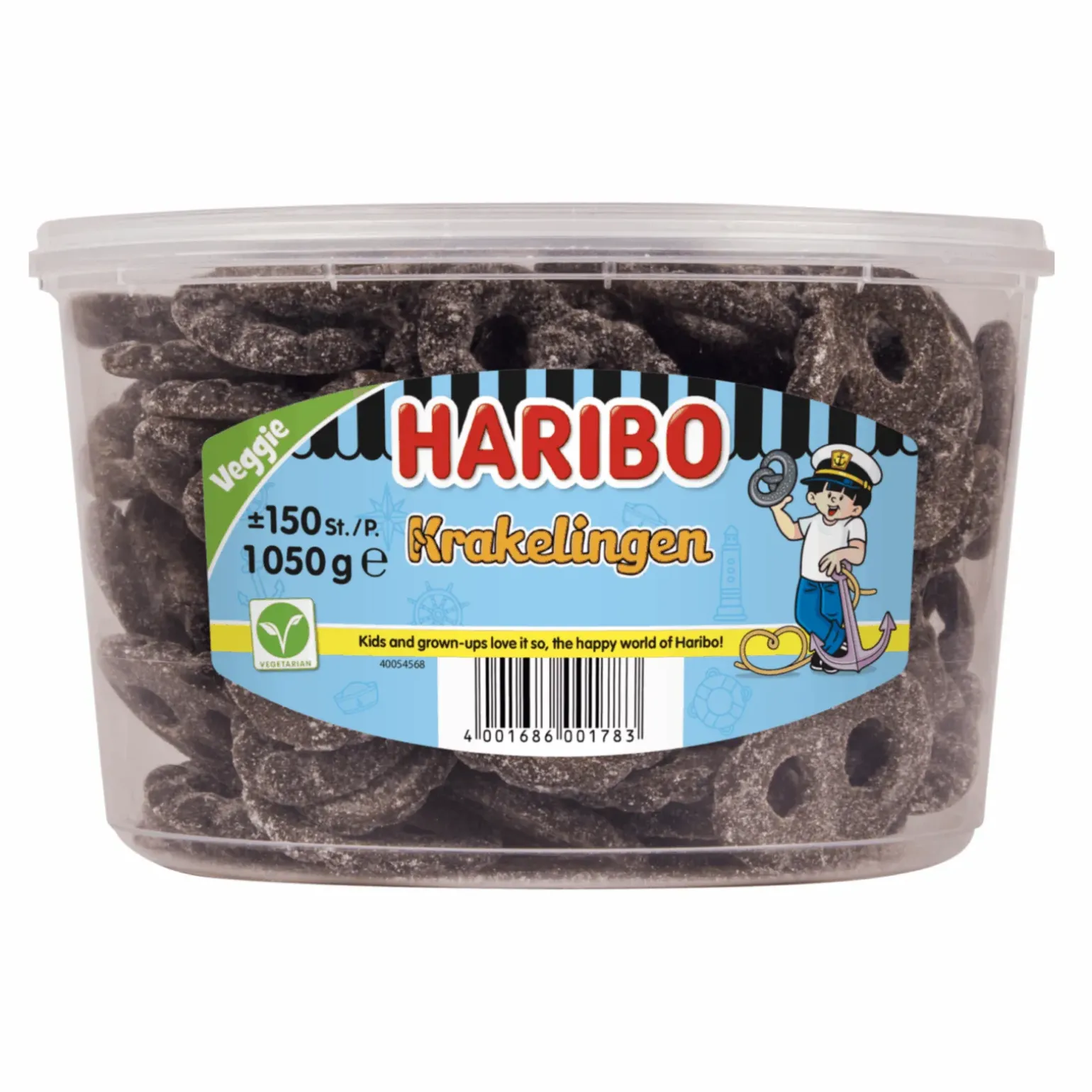 Haribo Drop Krakelingen (150 stuks)