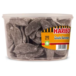 Haribo Drop Zoute Bommen (150 stuks)