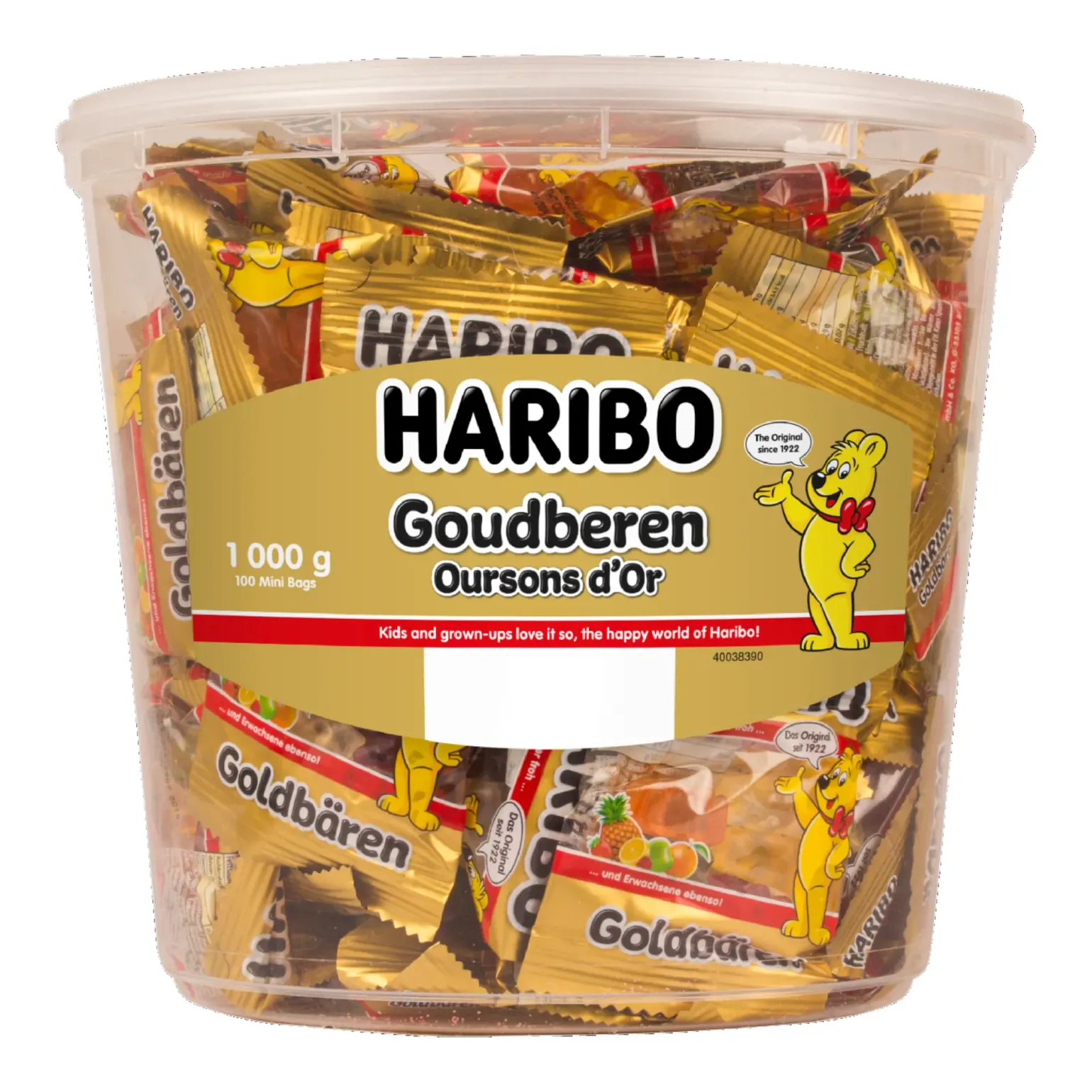 Haribo Goudberen Zakjes (100 stuks)