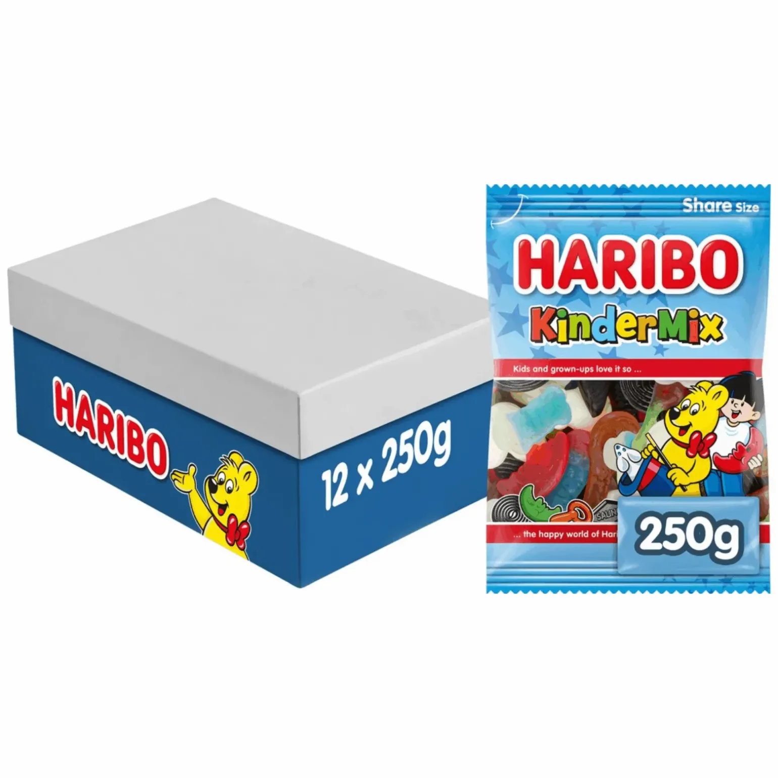 Haribo Kindermix Zak (12x 250gr)
