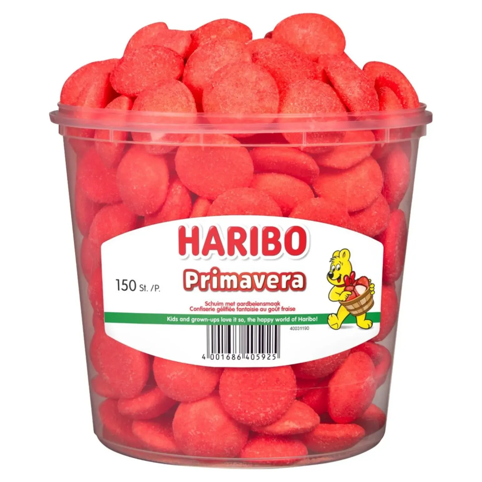Haribo Schuim Primavera Aardbeien (150 stuks)
