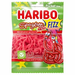 Haribo Spaghetti Red F!ZZ Zakje (28x 70gr)