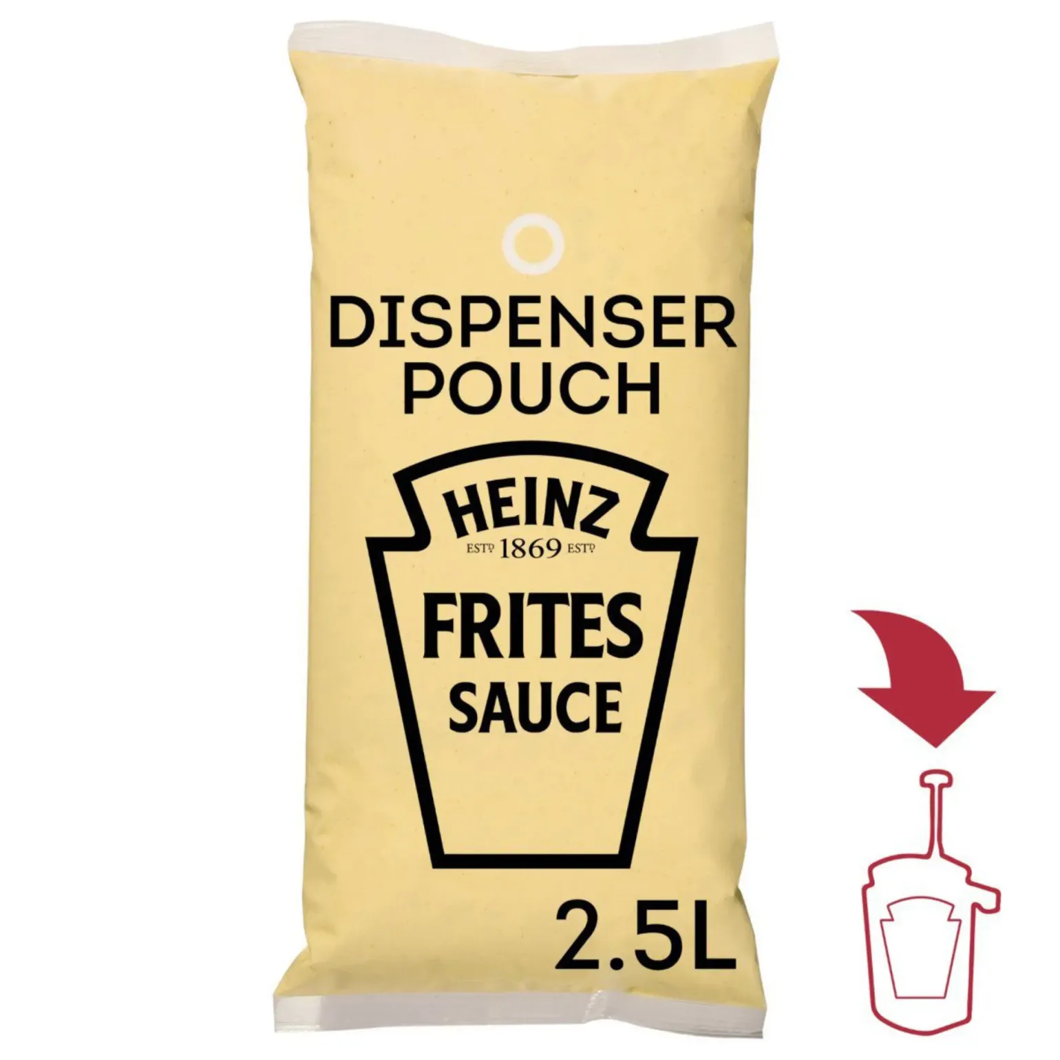 Heinz sauce o mat fritessaus (3x 2,5 liter)