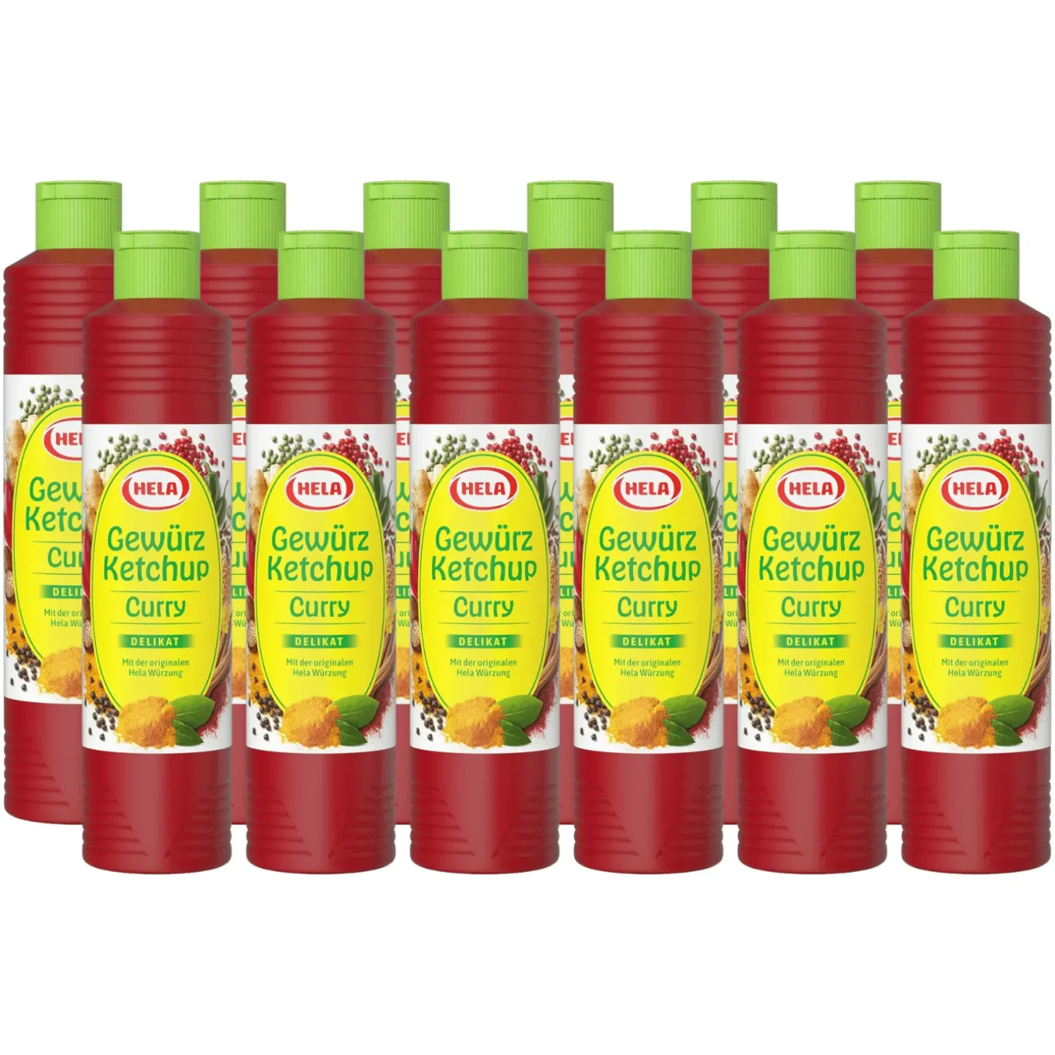 Hela Curry Gewürzketchup Delikat (12x 800ml)