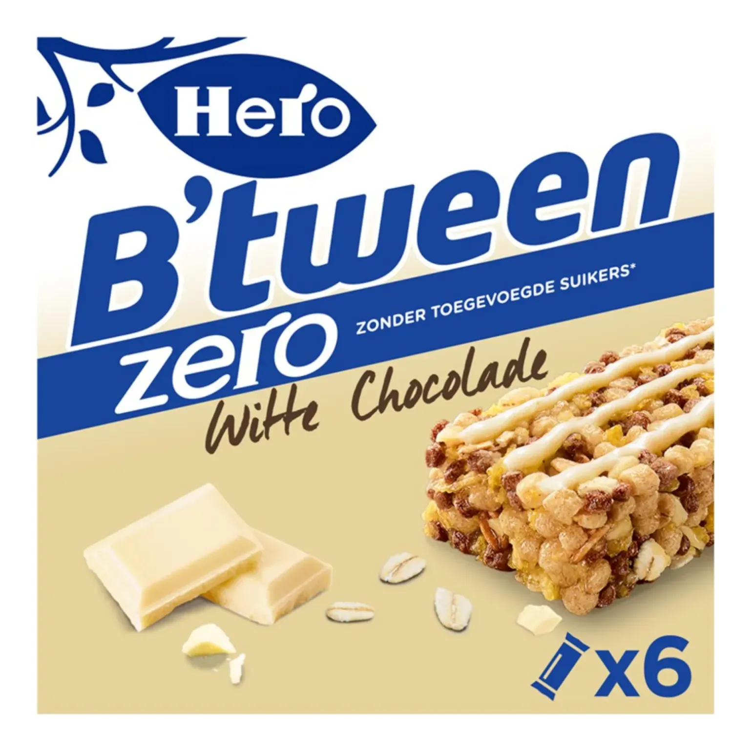 Hero B’tween Zero Witte Chocolade (60x 20gr)