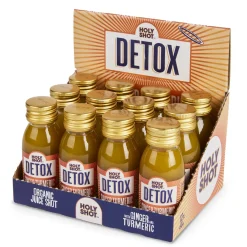 Holyshot Detox Ginger Turmeric Bio Flesje (12X 60ml)