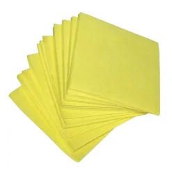 Huishouddoekjes geel 38×40 cm (10 stuks)