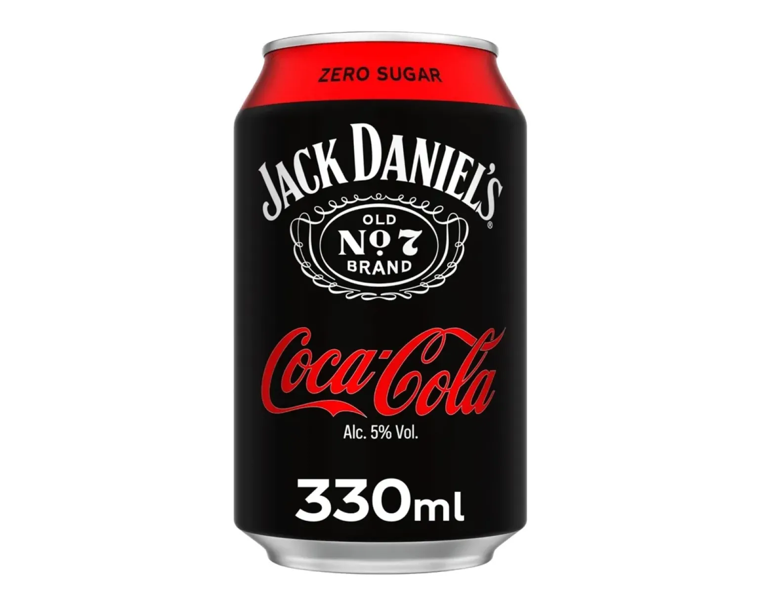 Jack daniel’s & Coca Cola Zero Blik (12x 33cl)