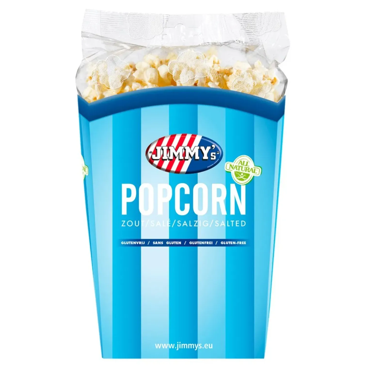 Jimmy’s Popcorn Zout Tube (6x 90gr)