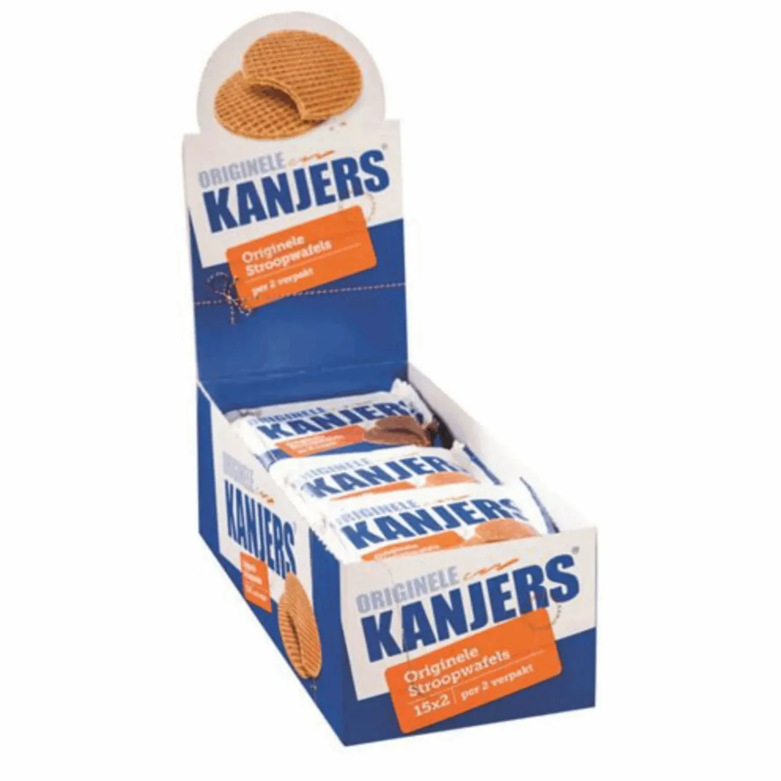 Kanjers Stroopwafels 80gr (15x 2-pack)