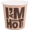 Kartonnen beker i’am little hot cup (50x 100ml)