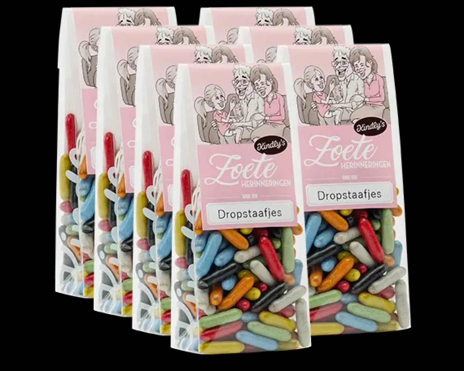 Kindly’s Dropstaafjes (7x 200gr)