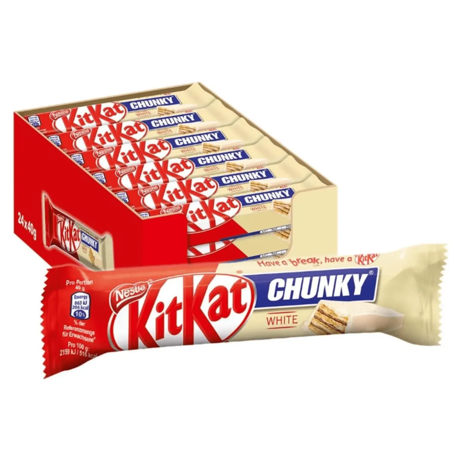 KitKat Chunky White Single (24 x 42gr)