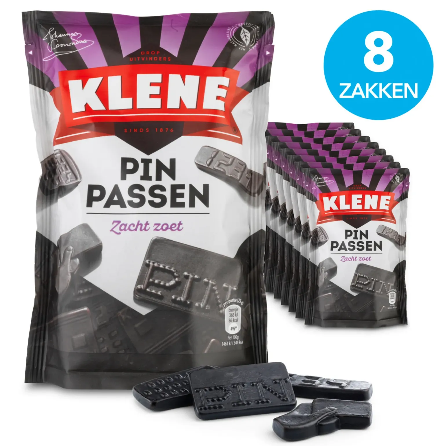 Klene Pinpassen (8x 210gr)