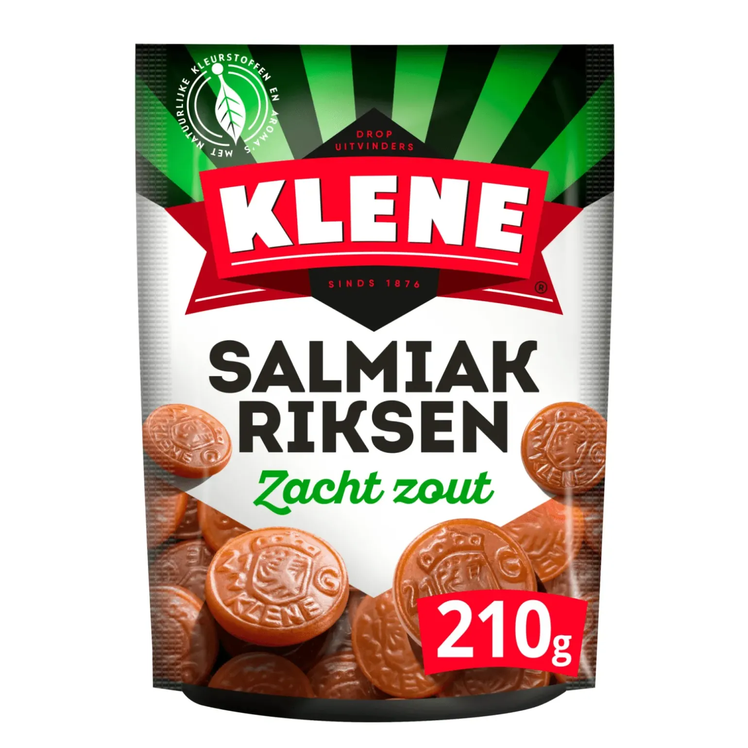 Klene Salmiakriksen zak (8x 210gr)