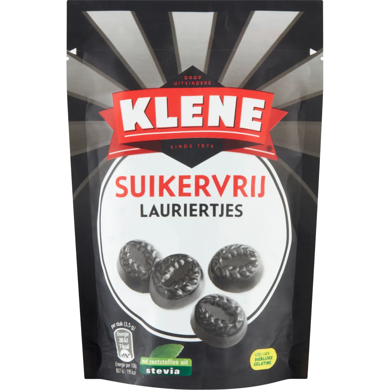 Klene Suikervrij Lauriertjes Zakje (12x 110gr)