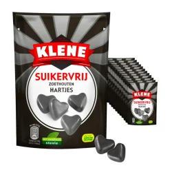 Klene Suikervrij Zoethouten Hartjes (12x 110gr)
