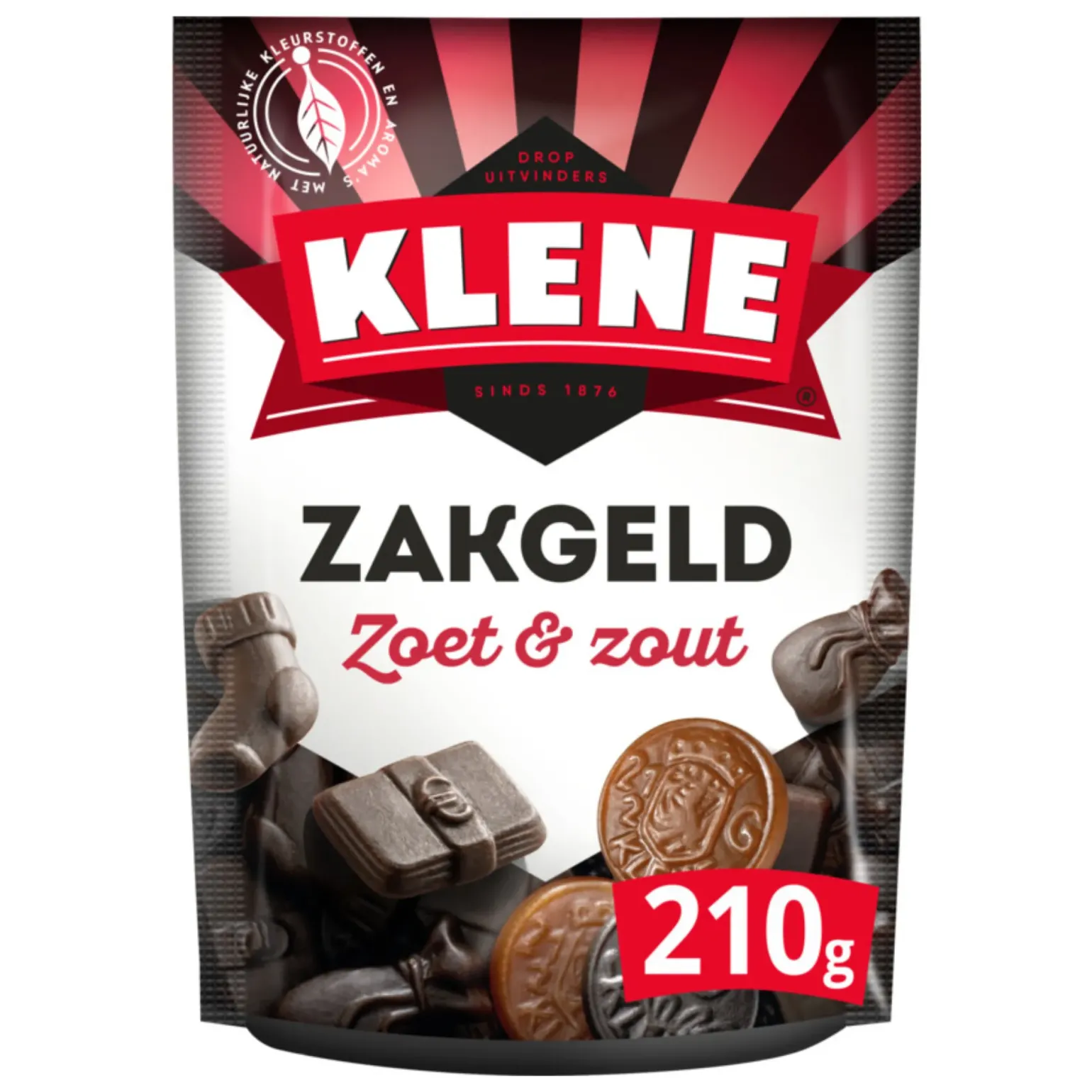 Klene Zakgeld Zoet Zout (8x 210gr)