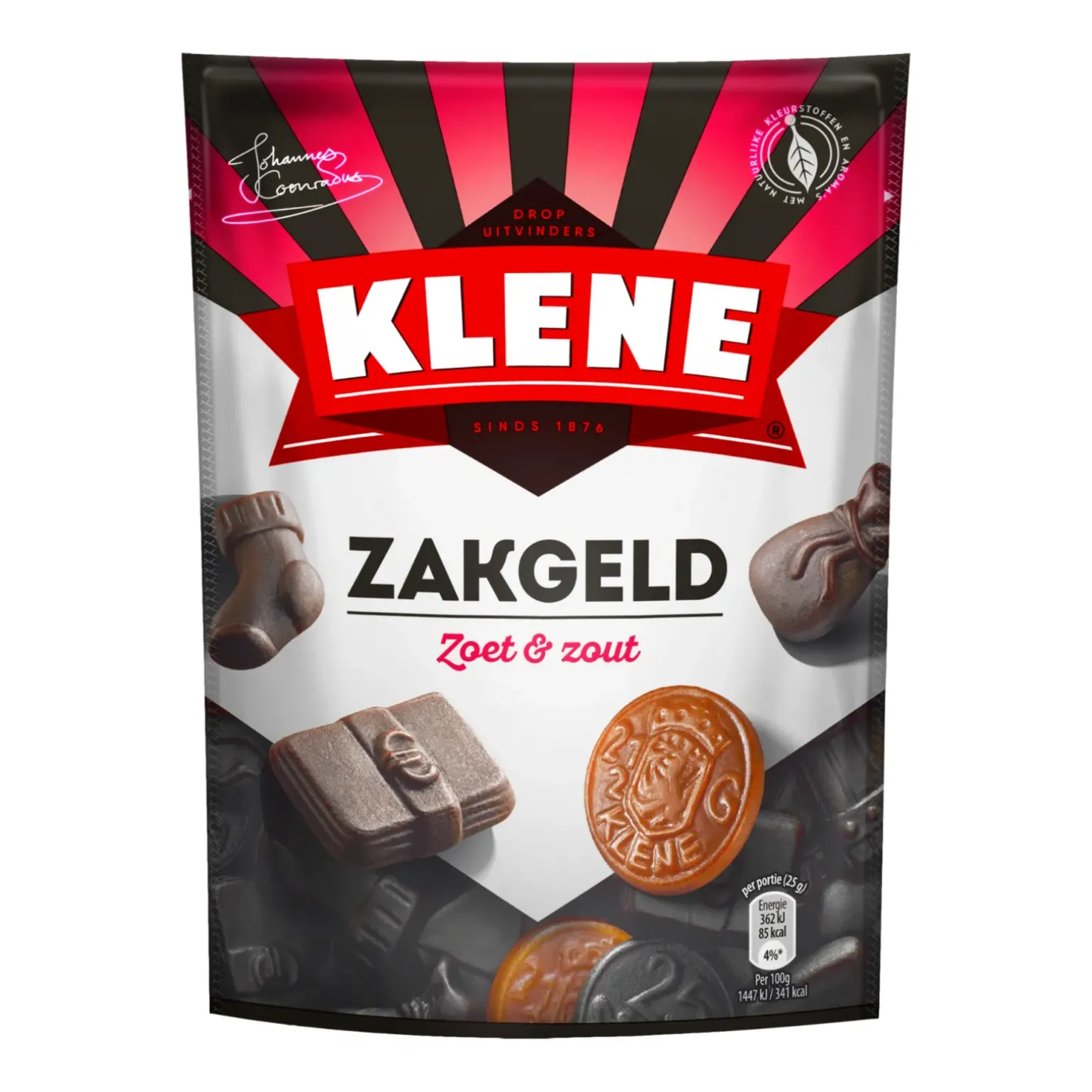 Klene Zakgeld Zoet Zout (8x 210gr)