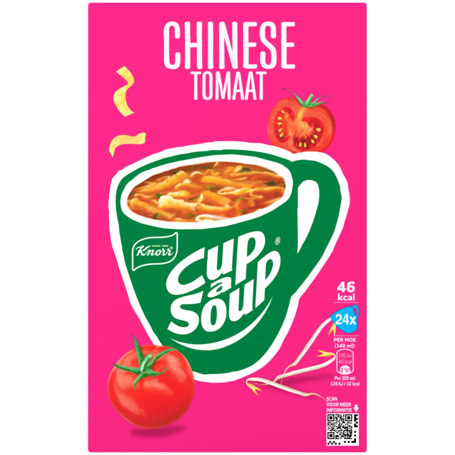 Knorr Cup-a-Soup Chinese Tomaat (24x 140ml)