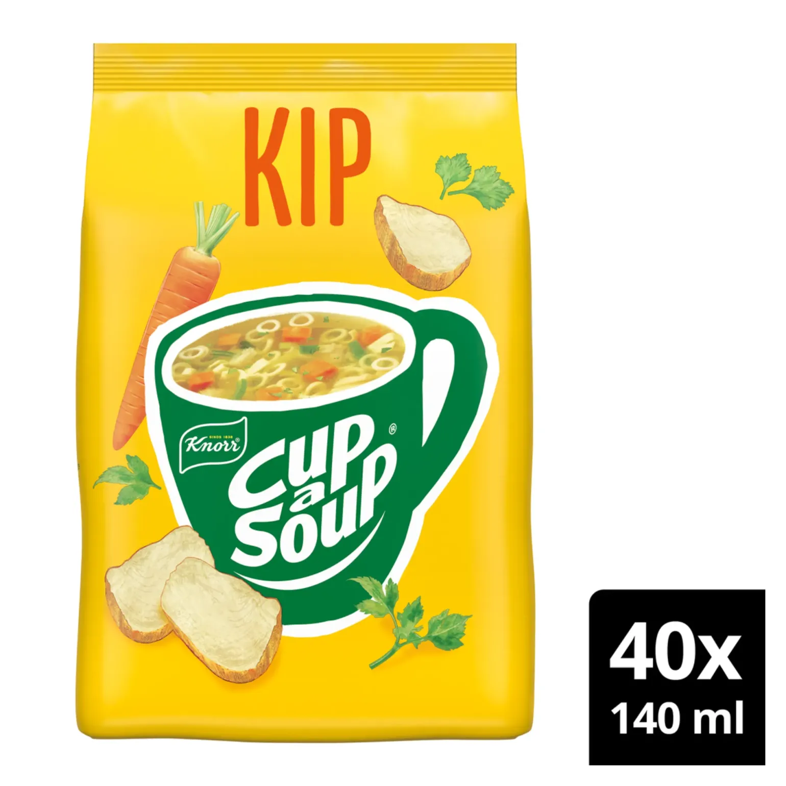 Knorr Cup-a-Soup Vendingzak Kip (40-porties)