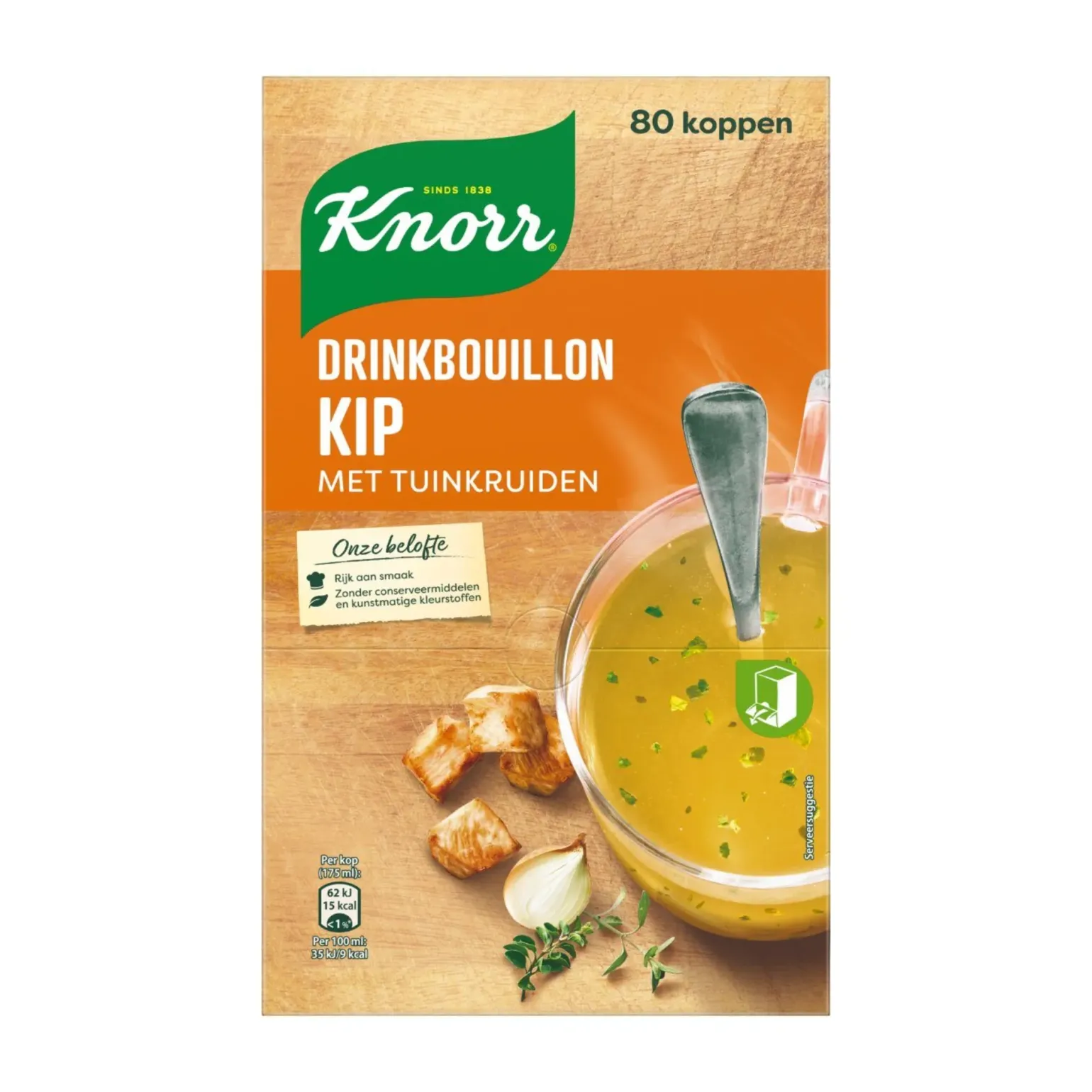 Knorr Drinkbouillon Kip Met Tuinkruiden (80 stuks)