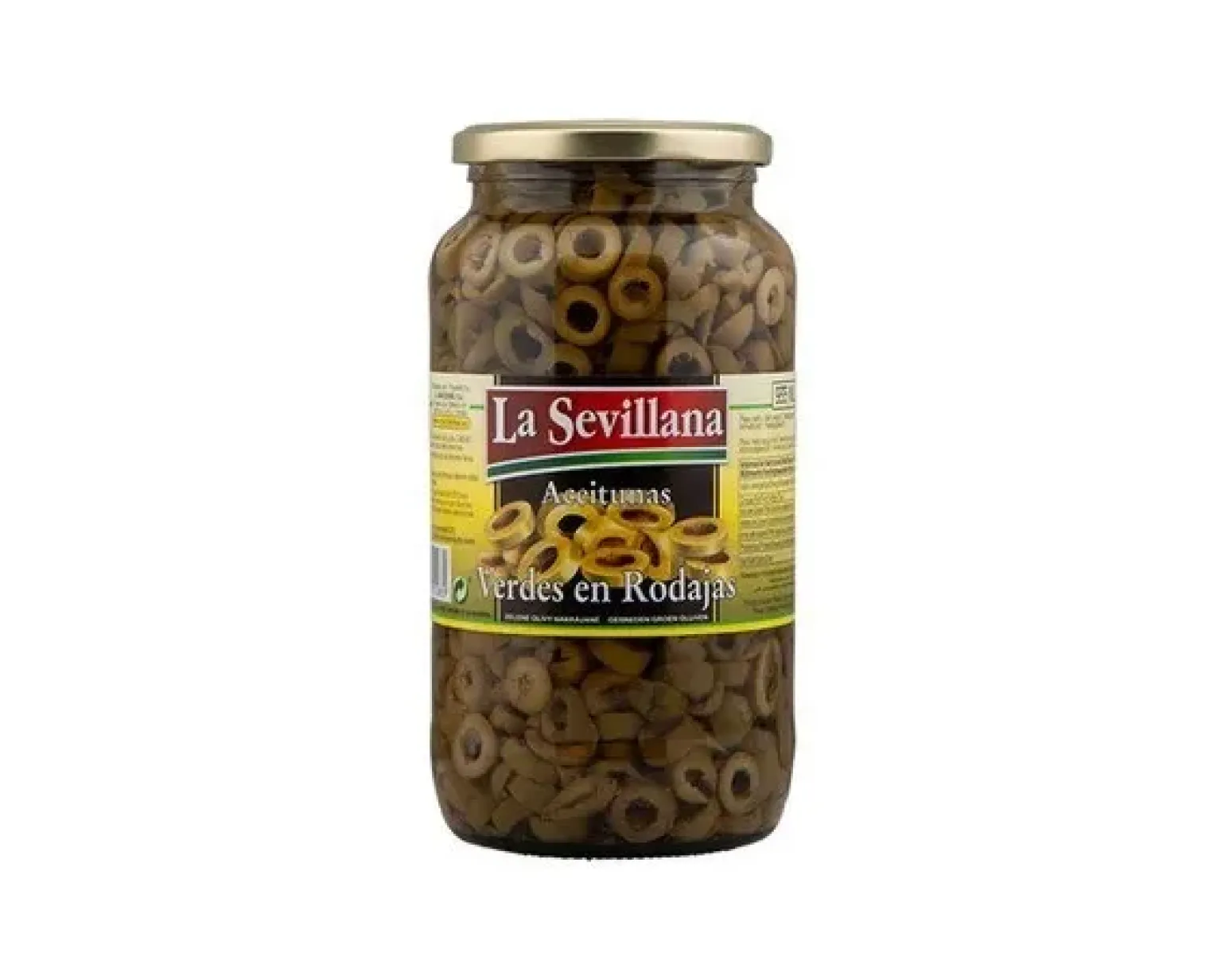 La Sevillana Groene Olijven Gesneden (935ml)