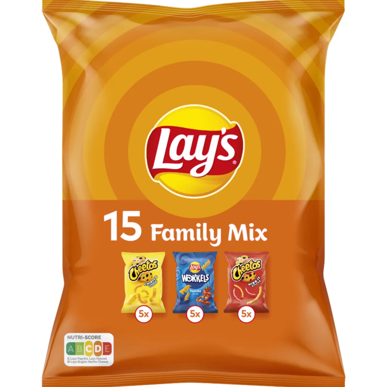 Lays Family Mix Cheetos, Nibb-it, Wokkels (8x 315gr)