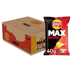 Lay’s MAX Naturel (20x40gr)