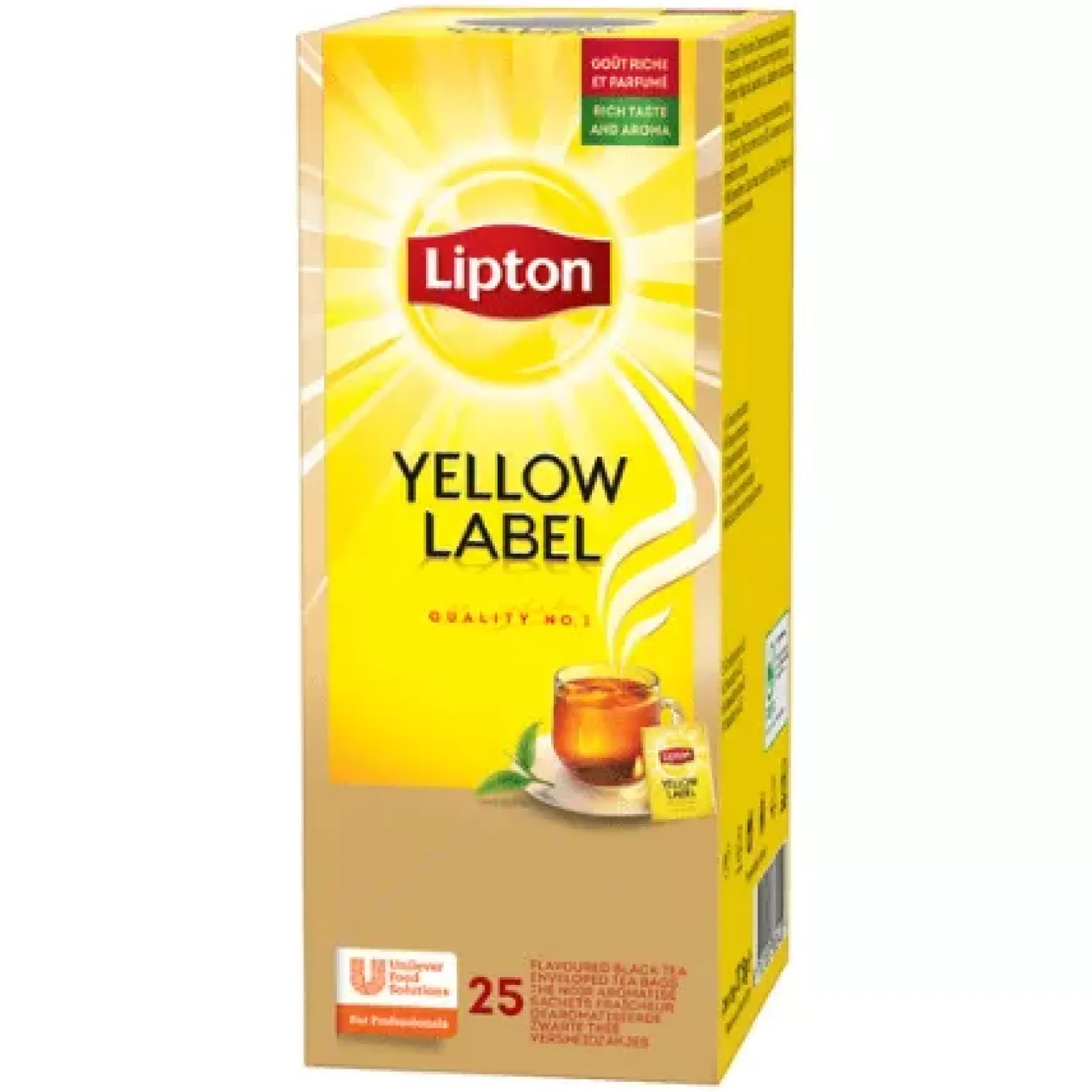 Lipton Feel Good Selection Thee Yellow Label (6×25 stuks)