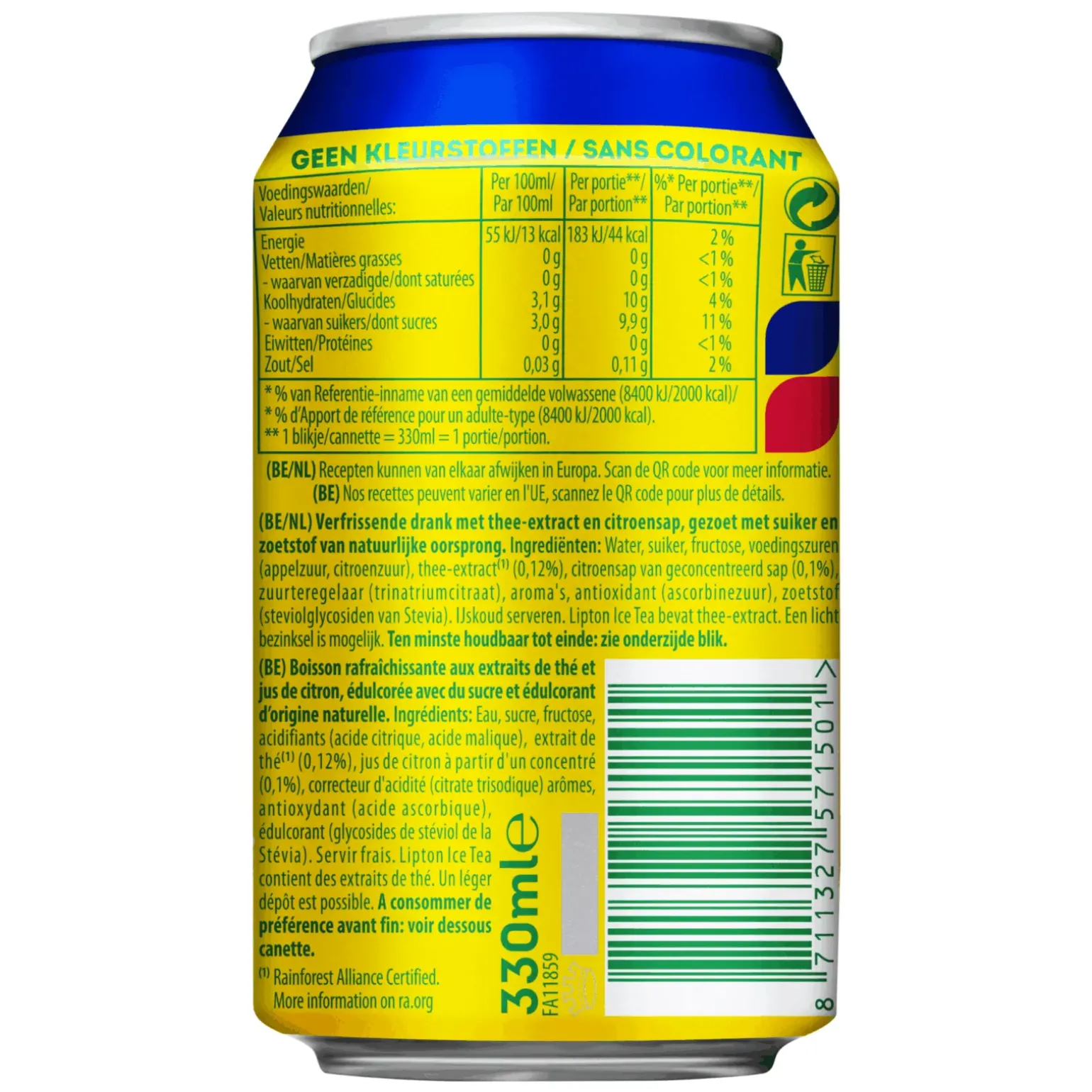 Lipton Ice Tea Lemon (24x 33cl)