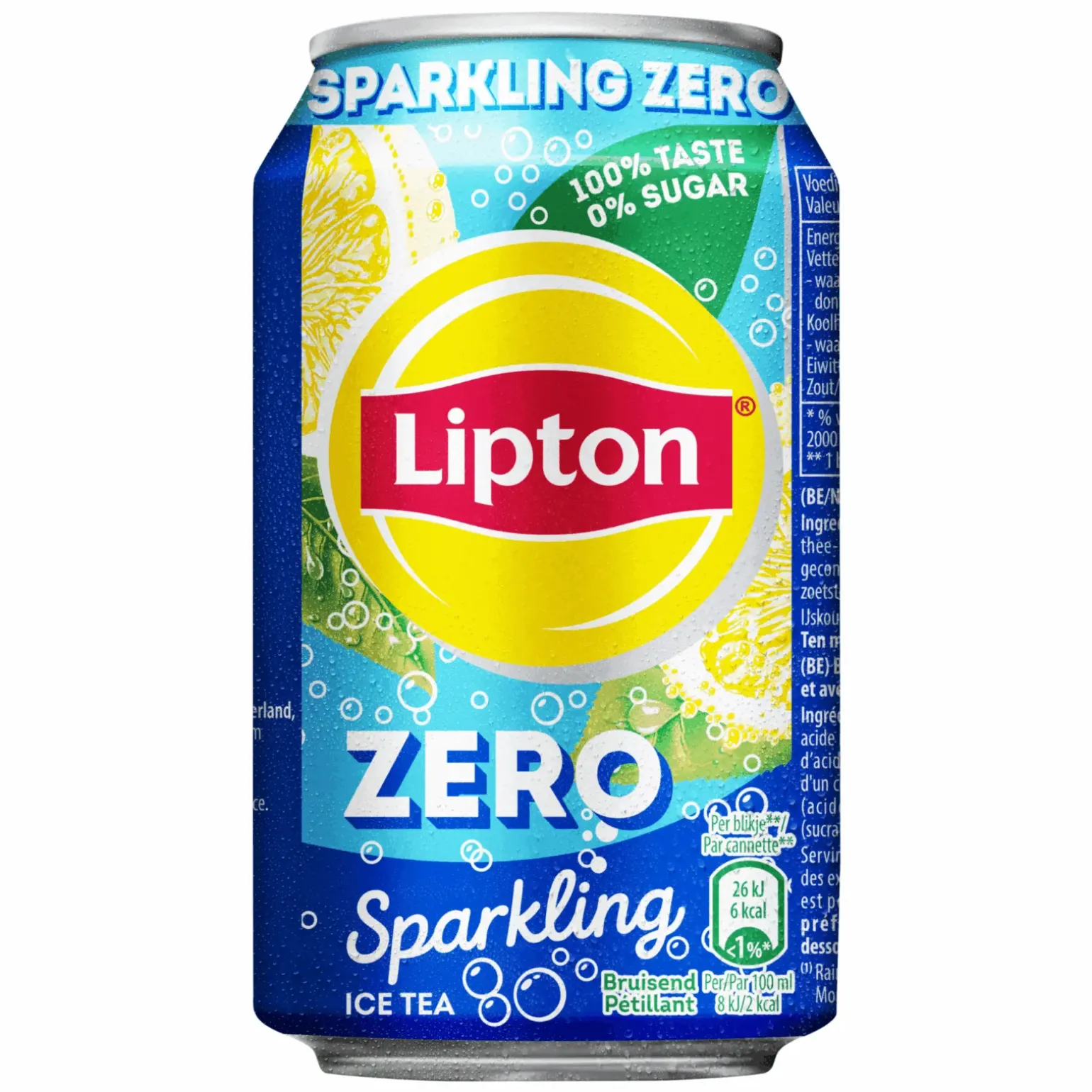 Lipton Ice Tea Sparkling Zero (24x 33cl)