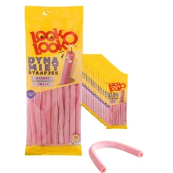 Look-O-Look Dynamietstaafjes Aardbei (15x 110gr)