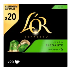 L’OR Espresso Lungo Elegante (20 cups)