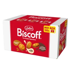 Lotus Biscoff Sandwich Cookie Mixdoos (120 stuks)