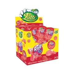 Lutti Roll Up Aardbei (24 stuks)