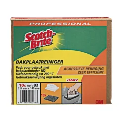 3M Scotch-Brite 82 Bakplaatreiniger Pads (114×140mm a10)