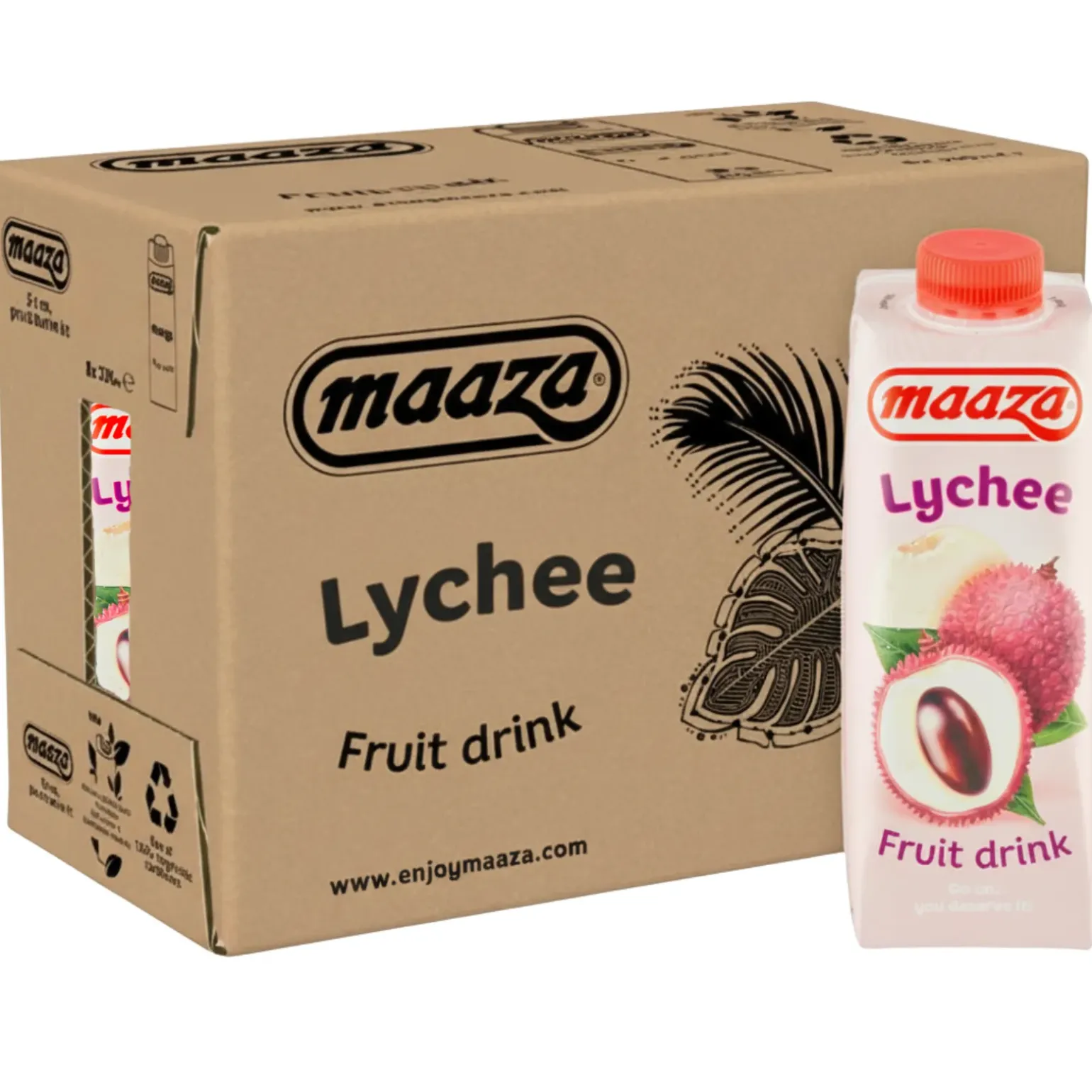 Maaza Lychee Fruit Drink Pak (8×33 cl)