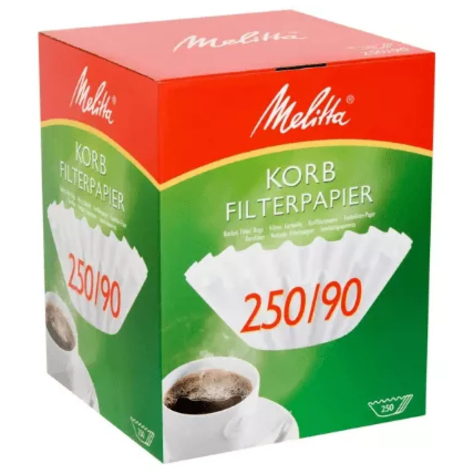 Melitta Korffilters 250 mm (250 stuks)